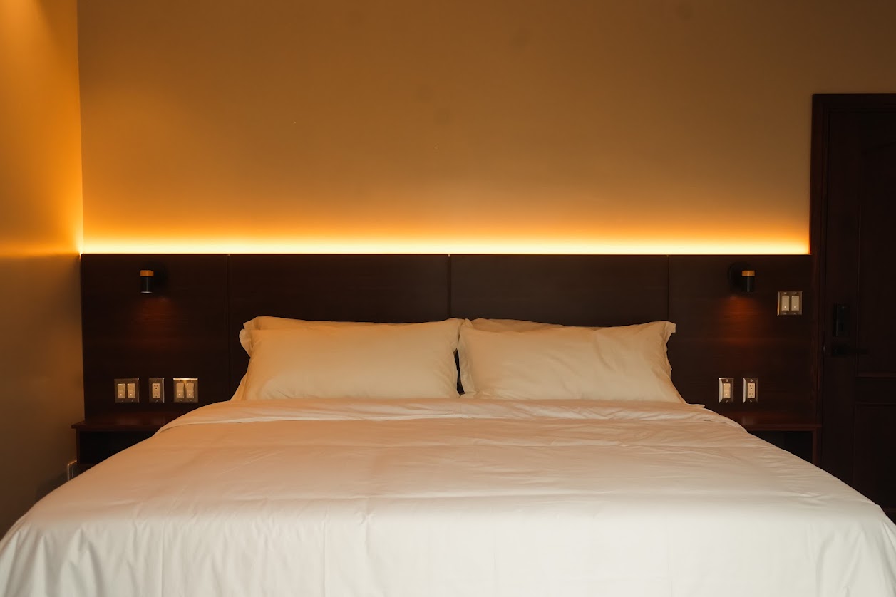 Cama king de la habitación 3